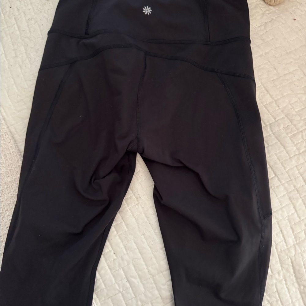 ATHLETA Rainier Tight Leggings Plush Winter Running | Black small